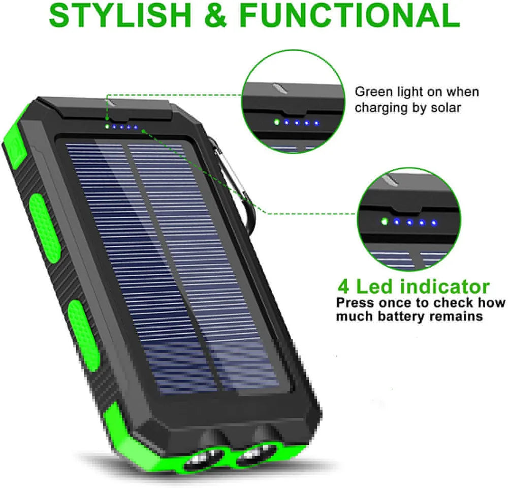 SunCharge™ Portable Solar Power Bank