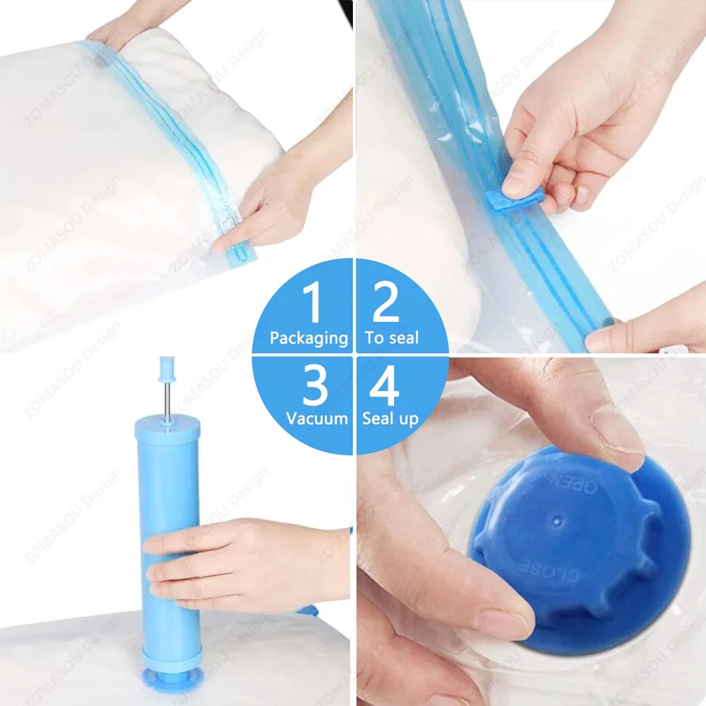 SpaceSave™ | Vacuum-Free Compression Bags