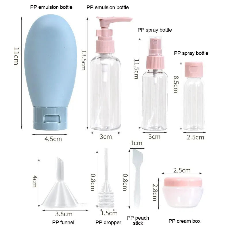 SecureTravel™ Leak-Proof Silicone Set
