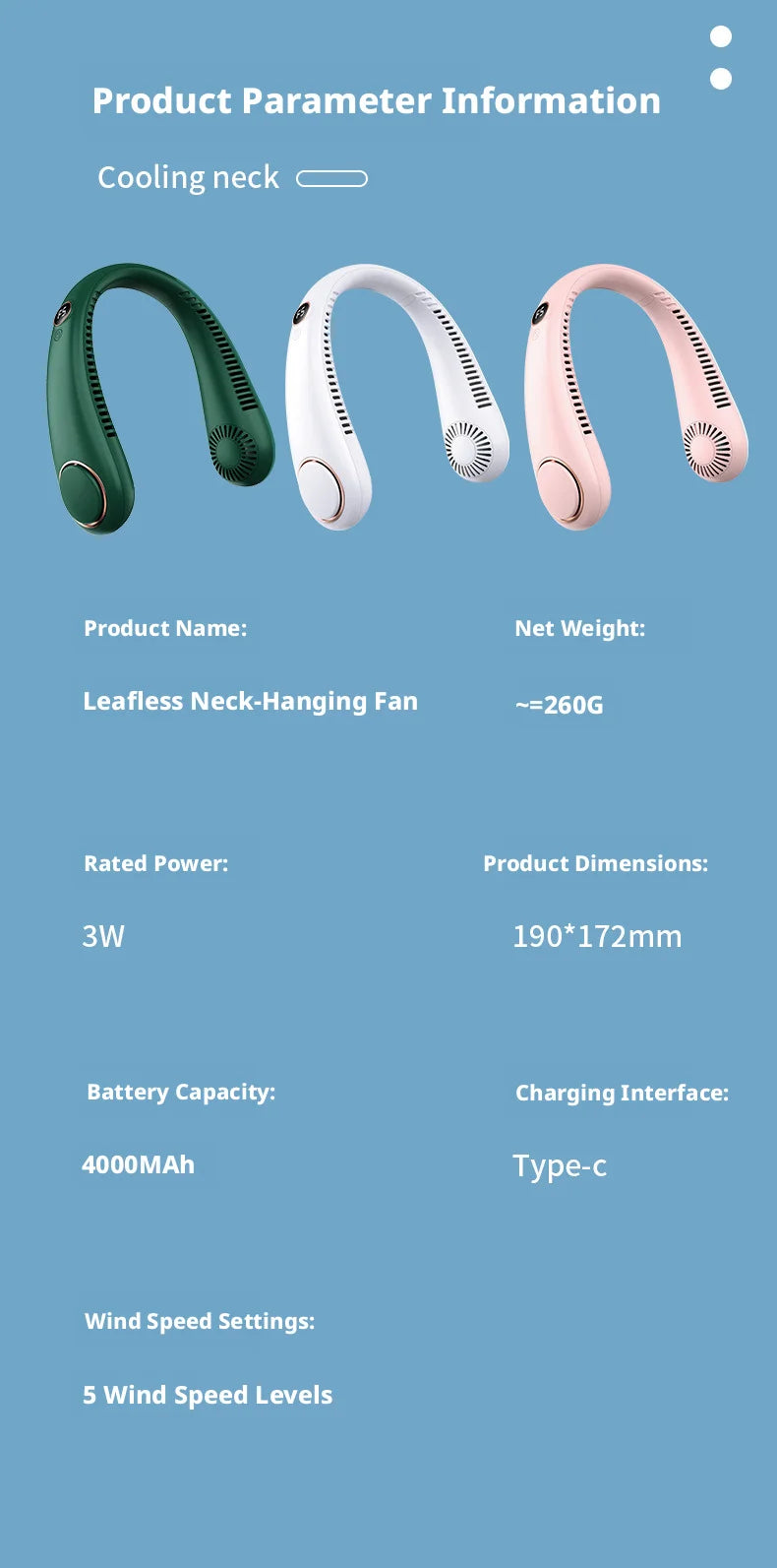 BreezeGo™ | Bladeless Neck Fan