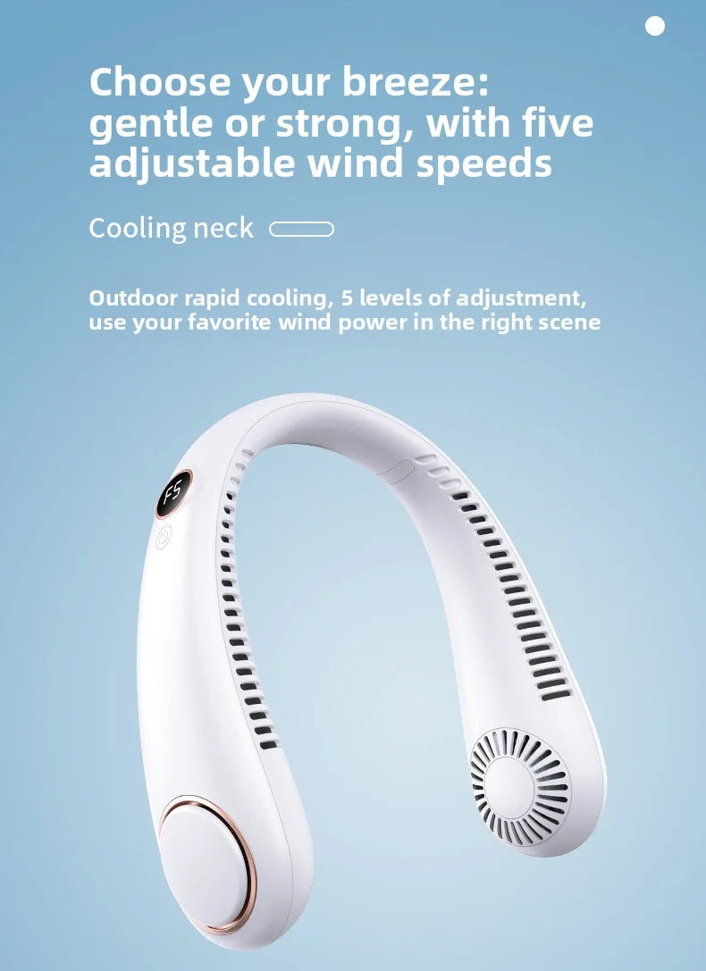 BreezeGo™ | Bladeless Neck Fan