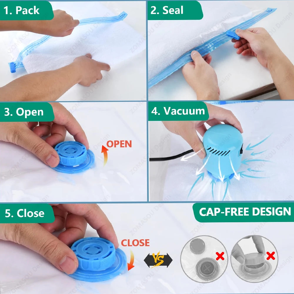 SpaceSave™ | Vacuum-Free Compression Bags