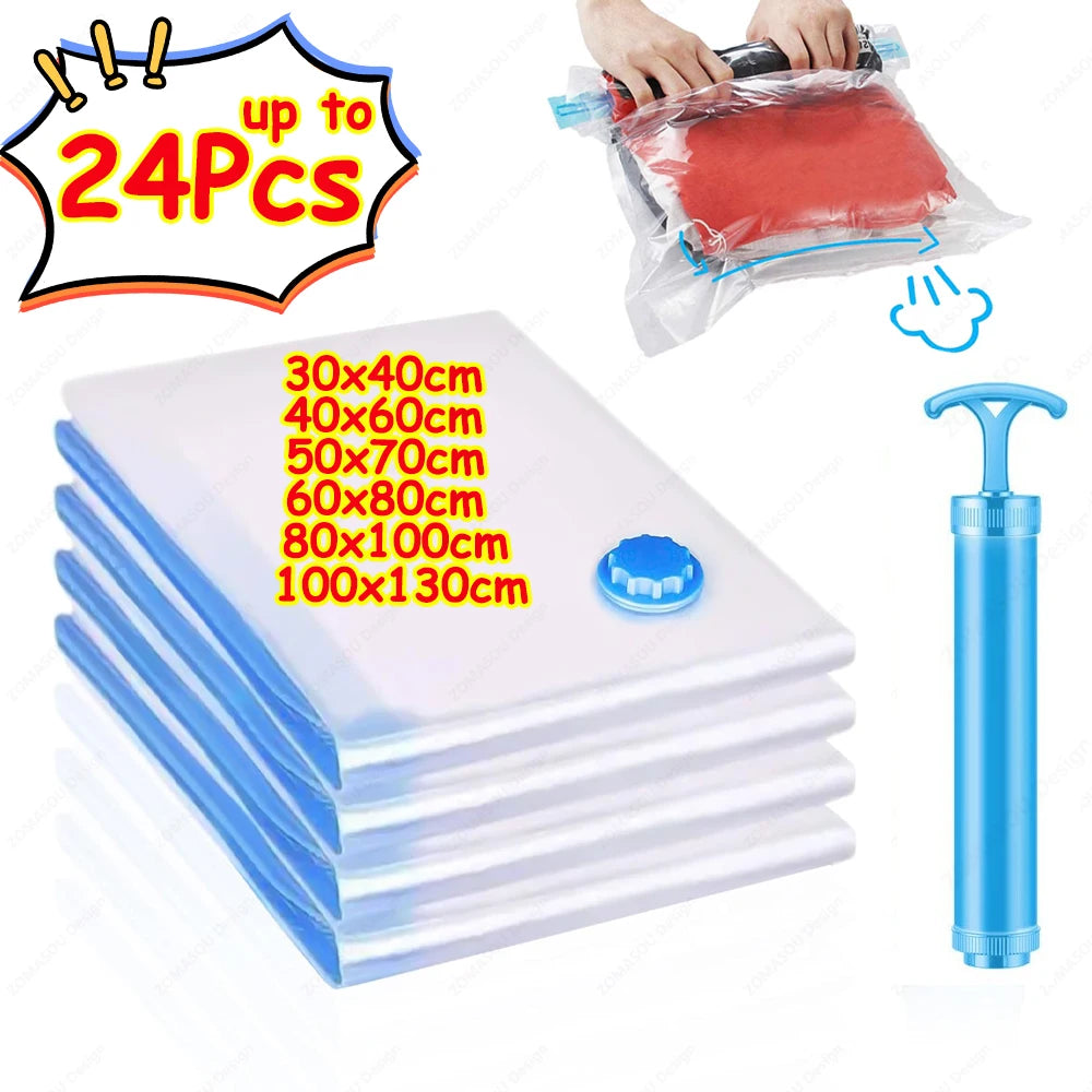 SpaceSave™ | Vacuum-Free Compression Bags