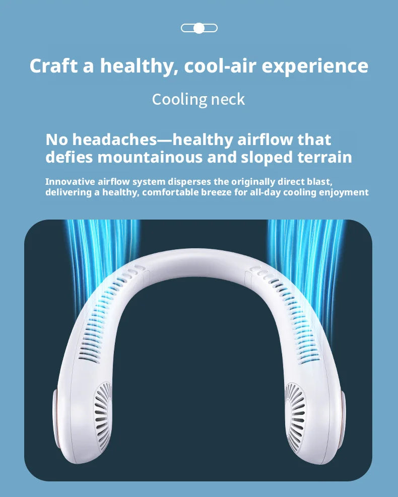 BreezeGo™ | Bladeless Neck Fan
